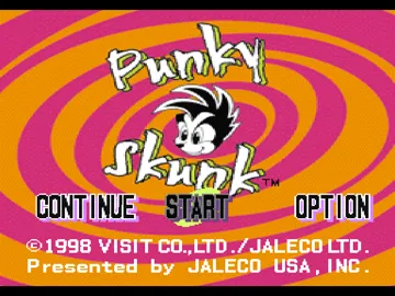 Cooly Skunk (JP) screen shot title